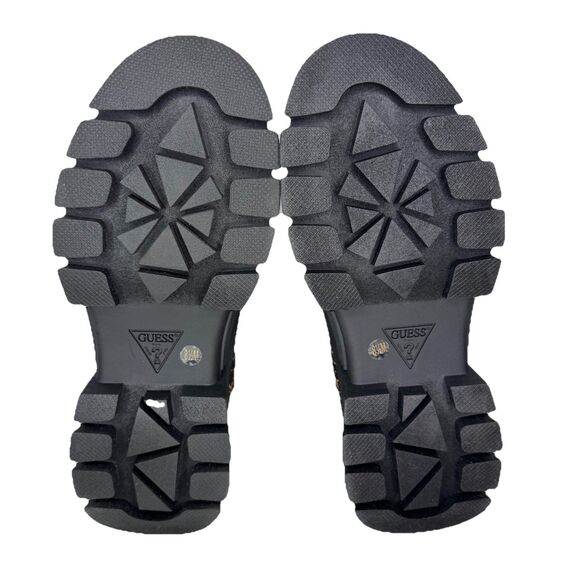 GUESS Women's Hestia Brown Logo Ankle Boot Platform Shoes - Size 8.5 M - Picture 12 of 15